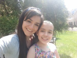 Paola and Emma Outside