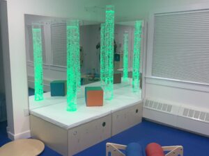 Sensory Room green bubble tubes