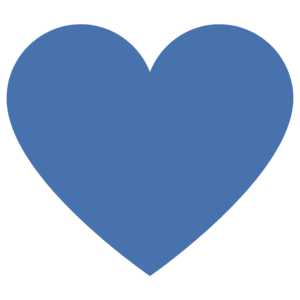 Blue Heart Graphic
