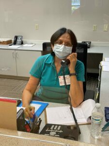 Front Desk Volunteer Shaila